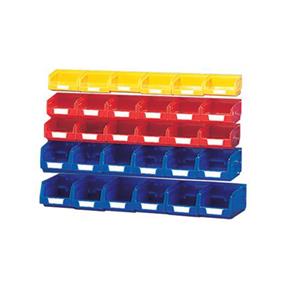 30 Piece Plastic Bin Kit Bott Plastic Containers | Louvre Panel Containers | Polypropylene Containers 13031106.** 